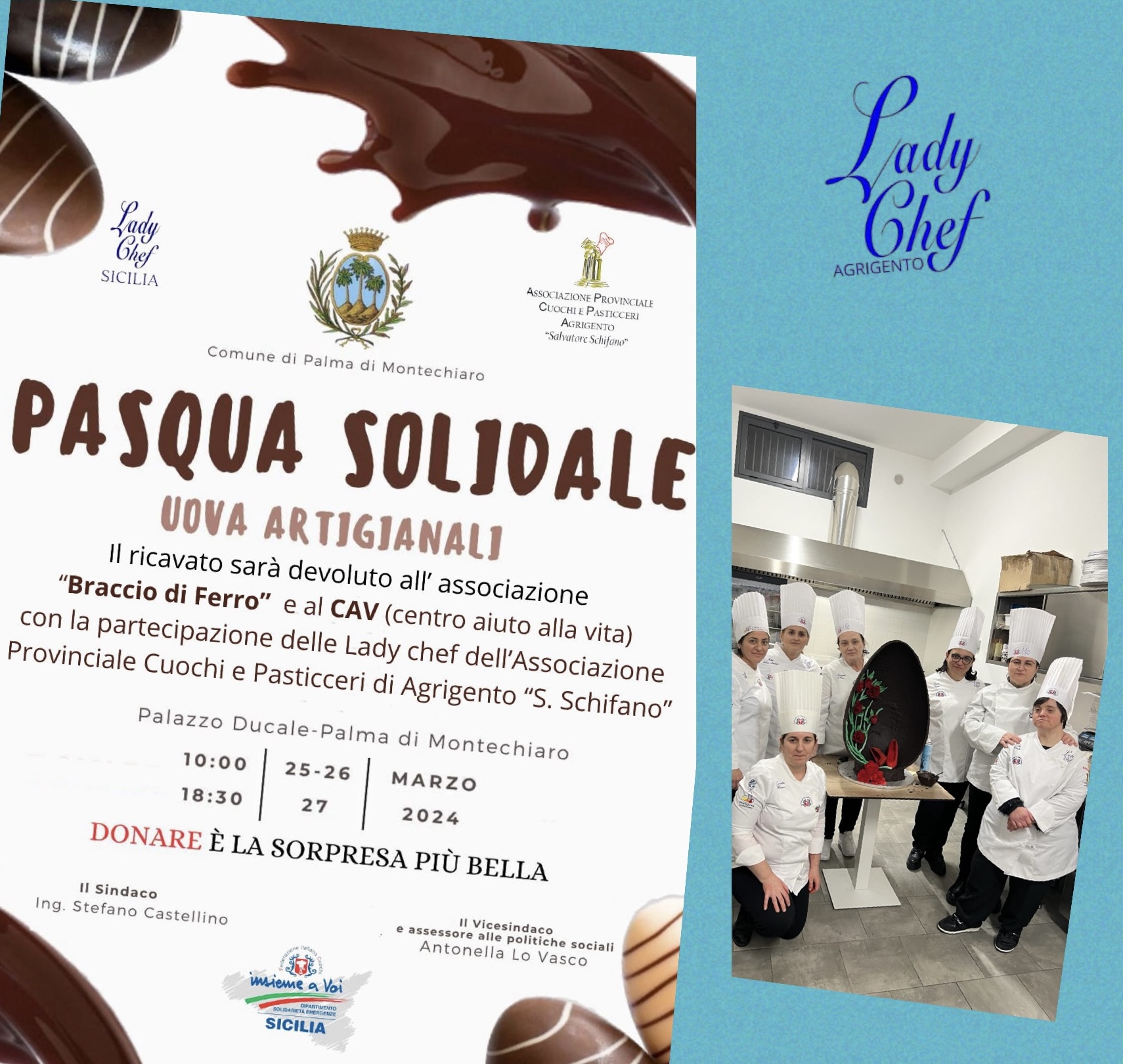 Pasqua solidale lady chef